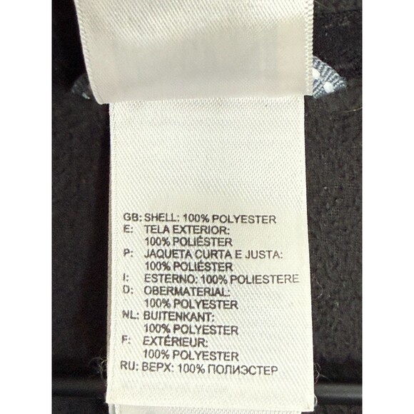 Mens The North Face Fleece Large 1/4 Zip Jacket Pullover Sweatshirt Black Layer - Picture 7 of 10